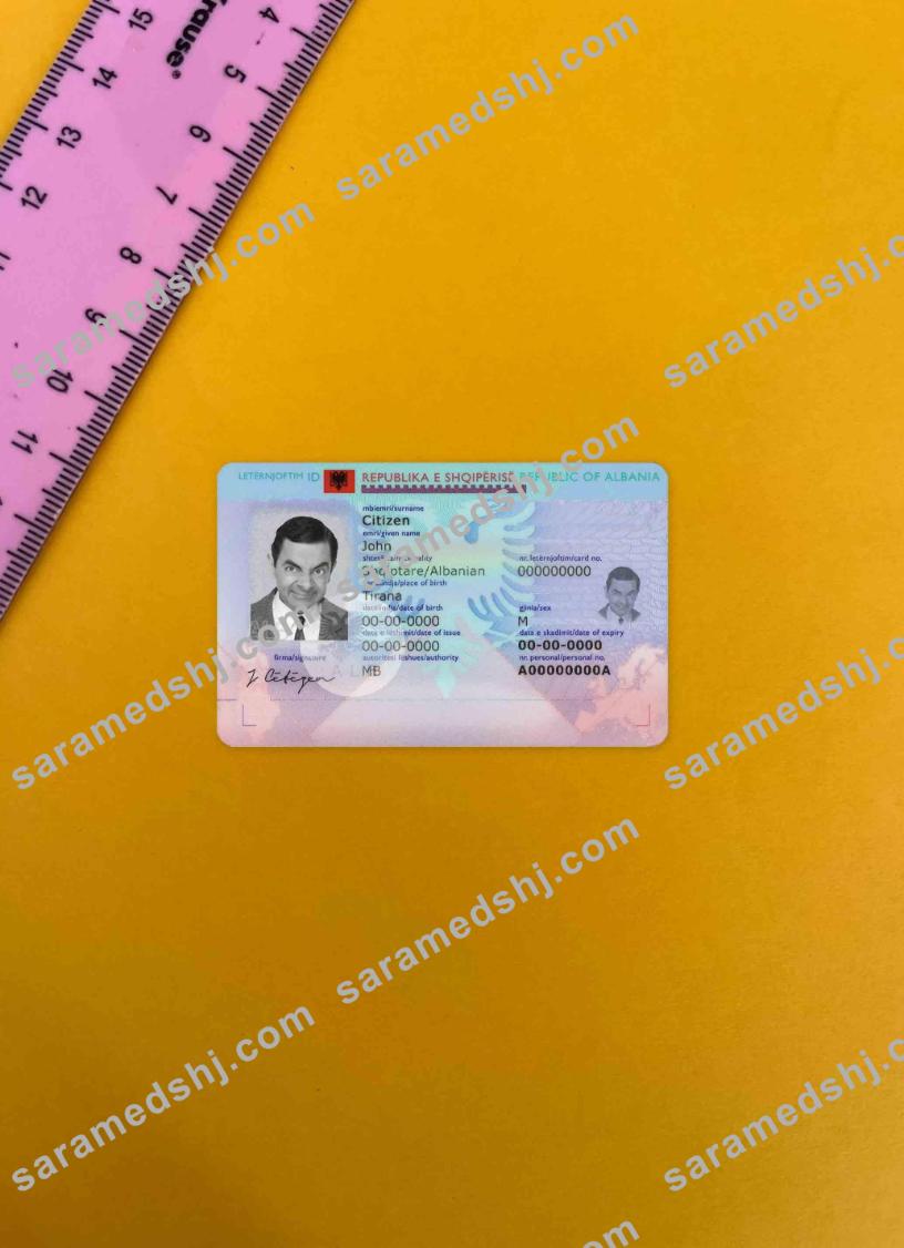 Albania ID photolook FRONT